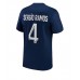 Billige Paris Saint-Germain Sergio Ramos #4 Hjemmetrøye 2022-23 Kortermet
